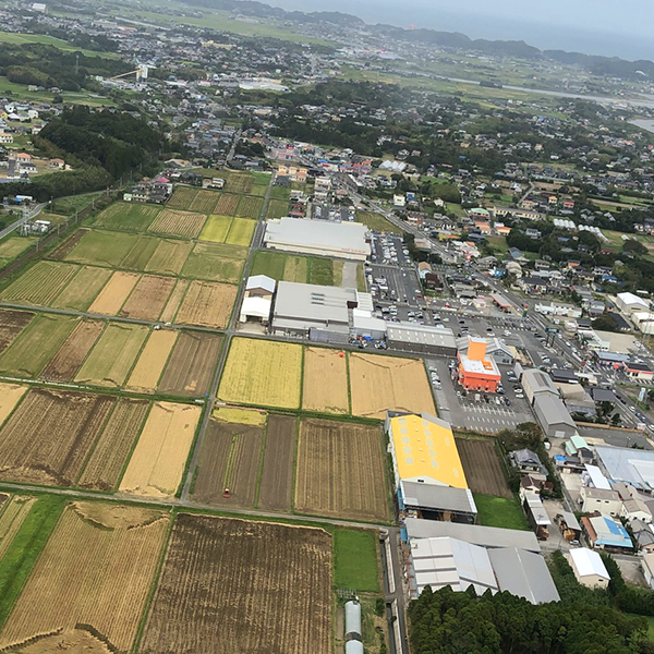 千葉県いすみ市大原漁港遊覧飛行